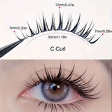 One-piece soft and comfortable false eyelashes natural simulation glue eyelashes reusable whole little devil