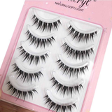 One-piece soft and comfortable false eyelashes natural simulation glue eyelashes reusable whole little devil