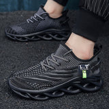 Unisex Breathable Soft-Soled Shoes - Black - Size 8(AU8/EU39)