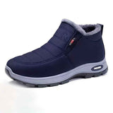 Unisex Furry-Lined Ankle Boots - Blue - Size 6(AU6/EU37) In Australia - Darrahopens