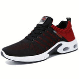 Men's Fashion Sneakers with Breathable Mesh and Cushioned Sole - Blue - Size 8(AU8/EU41)