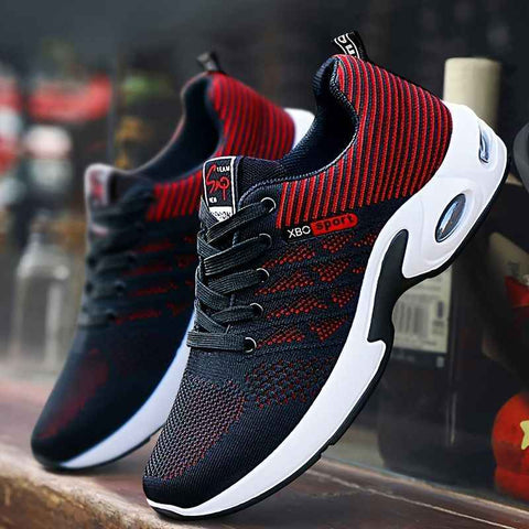 Men's Fashion Sneakers with Breathable Mesh and Cushioned Sole - Gray - Size 7(AU7/EU40) In Australia - Darrahopens