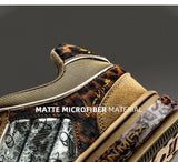 Leopard Print Sneakers Platform Chunky Shoes High-Top Casual Shoes Unisex - Leopard print brown - Size 10(AU10/EU43)