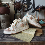Canvas Shoes Casual Sneakers Lightweight Footwear Breathable Shoes Australian - Brown - Size 7(AU7/EU40)