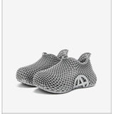 3d Printed Running Shoes Lightweight Running Shoes Breathable Sneakers Custom - Black - Size 11(AU11/EU44)