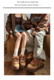 Amber Sneakers Vintage Unisex Shoes Couple Sneakers Classic Court Shoes - Cheese yellow - Size 7(AU7/EU40)