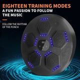 Smart Boxing Training Device: 18 Music Modes + Adaptive System + Minimalist Wall Mount, Creating a Professional-Grade Immersive Home Fitness Experience