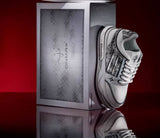 Women'S Casual Board Shoes Silver Snake Sneakers Trendy Women'S Sneakers -Silver - Size 6(AU6/EU37)