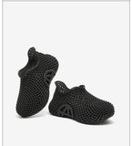 3d Printed Running Shoes Lightweight Running Shoes Breathable Sneakers Custom - Black - Size 9(AU9/EU40)