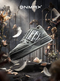 Leopard Print Sneakers Platform Chunky Shoes High-Top Casual Shoes Unisex - Gray pigeon - Size 11(AU11/EU42)