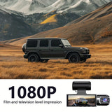 Super Memory Triple Cam Dash Cam! 32GB storage + 1080P HD triple lens, 170° panoramic coverage of front, cabin, and rear, 24/7 protection for your safe journey. In Australia - Darrahopens
