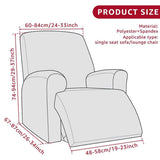 Recliner Cover Anti Scratch Lazy Recliner Chair Cover Protective Stretching Printed Reclining Chair Cover Sofa Slipcovers Convenient Elastic Reclining Chair Slipcover for Home - Turquoise - Size Three-seater In Australia - Darrahopens