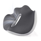 Seat Cushion for Office Chair Orthopedic Memory Foam Coccyx Support Pad Sciatica Pain Relief Tailbone Back Comfort Posture Alignment Pressure Massage Home Car Work - Black - Size 1 Pack