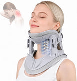 Neck Stretcher Cervical Traction - Adjustable Neck Traction Device for Spine Decompression and Pain Relief, Neck Braces for Neck Pain and Support