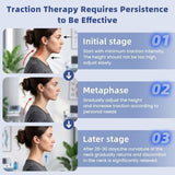 Neck Stretcher Cervical Traction - Adjustable Neck Traction Device for Spine Decompression and Pain Relief, Neck Braces for Neck Pain and Support
