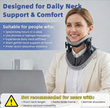 Neck Stretcher Cervical Traction - Adjustable Neck Traction Device for Spine Decompression and Pain Relief, Neck Braces for Neck Pain and Support