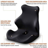 Seat Cushion with Back Support,Lumbar Support Pillow for Office Chair,office chair cushion for Sciatica and Hemorrhoid Relief,Tailbone Pain，Memory Foam Seat Cushion with L-Shaped Ergonomic Design In Australia - Darrahopens