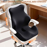 Seat Cushion with Back Support,Lumbar Support Pillow for Office Chair,office chair cushion for Sciatica and Hemorrhoid Relief,Tailbone Pain，Memory Foam Seat Cushion with L-Shaped Ergonomic Design In Australia - Darrahopens