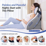Adjustable Wedge Pillow Headboard Set for Sleeping & After Surgery, Ergonomic Reading Pillow for Sitting in Bed, Bed Wedge with Premium Memory Foam for Back Pain Relief & Support, Leg Elevation In Australia - Darrahopens