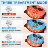 Red Light Therapy for Face, Red Light Therapy Mask, 7 Colors LED Facial Mask for Wrinkle Remove & Anti Aging, Skin Care Home Use, Black In Australia - Darrahopens