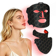 Red Light Therapy for Face and Neck Mask,160 LED Beads Silicone Facial Light Therapy,Rechargeable Portable LED Skincare Mask with Remote Control,Timer & 3 Adjustable Brightness In Australia - Darrahopens
