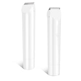 2-in-1 Waterproof Body Trimmer & Shaver – 3mm/6mm Guide, Floating Head, Painless Hair Removal for Women - White - Size 20cm In Australia - Darrahopens