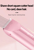 2-in-1 Waterproof Body Trimmer & Shaver – 3mm/6mm Guide, Floating Head, Painless Hair Removal for Women - White - Size 20cm