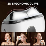 7-in-1 Red Light Facial Massager, Electric Gua Sha 7 Color LED Light Therapy for Face, Hot & Cold Facial Scraping Tool with Vibration, Pulse, Heated Lifting, Ice Roller In Australia - Darrahopens