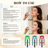 Advanced 4-in-1 Facial Device, Microcurrent Face Massager with Heat Therapy & Vibration, LED Light for Anti-Aging, Puffiness and Boosting Serum Absorption In Australia - Darrahopens