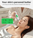 Professional Skin Moisture Tester, Digital Facial Oil Detector, High Precision Skin Hydration Analysis Meter, Hydration monitor,Portable Skin Analyzer with LCD Display & Fluorescent Agent Detection In Australia - Darrahopens