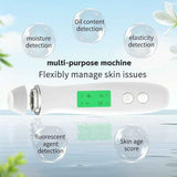 Professional Skin Moisture Tester, Digital Facial Oil Detector, High Precision Skin Hydration Analysis Meter, Hydration monitor,Portable Skin Analyzer with LCD Display & Fluorescent Agent Detection In Australia - Darrahopens