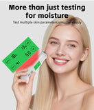 Professional Skin Moisture Tester, Digital Facial Oil Detector, High Precision Skin Hydration Analysis Meter, Hydration monitor,Portable Skin Analyzer with LCD Display & Fluorescent Agent Detection