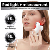 Microcurrent Facial Device,Latest Red Light Technology，Enhances The Ability to Lift The Face and Tighten The Skin，Facial Wrinkle Equipment，Smart Photon Micro-Current Device - Pink - Size 15cm In Australia - Darrahopens