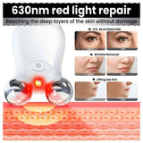 Microcurrent Facial Device,Latest Red Light Technology，Enhances The Ability to Lift The Face and Tighten The Skin，Facial Wrinkle Equipment，Smart Photon Micro-Current Device - White - Size 15cm In Australia - Darrahopens