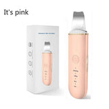 Skin Scrubber Face Skin Spatula Facial Scrubber Spatula for Deep Cleansing Blackhead Remover Pore Cleaner with 4 Modes - Pink - Size 172mm In Australia - Darrahopens