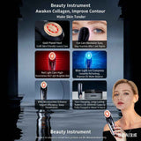 At-Home Facial Massager Beauty Device, 4-in-1 Microcurrent Face Lifting Tool with Red Light Therapy, Eye Care & Serum Infusion, Portable Skin Tightening Machine In Australia - Darrahopens