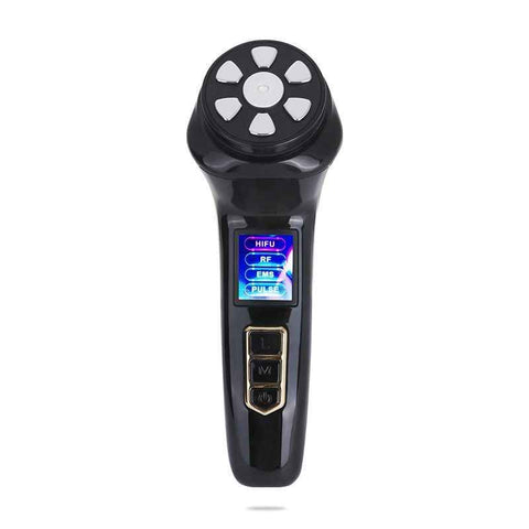 Facial Massager Device – Skin Care Tool for Anti-Aging– Face Lifting & Toning Massager for Hydration & Radiance – Home Spa for Women (Black) In Australia - Darrahopens