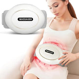 Abdominal Massager with 3 Vibration Massage Modes，Intelligent Auxiliary Heating，Massagers for Back Pain Relief，Slimming Belt for Promote Digestion White In Australia - Darrahopens