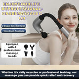 erchangeable heads for relieving muscle pain in the back/neck/shoulders/waist/arms/legs/and feet - Gray - Size 34cm*25*5cm In Australia - Darrahopens
