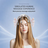 Smart Octopus Head Massager – 9 Modes, 360° Coverage, Wireless & Portable for Deep Relaxation - Black
