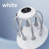 Smart Octopus Head Massager – 9 Modes, 360° Coverage, Wireless & Portable for Deep Relaxation - White In Australia - Darrahopens