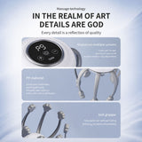 Smart Octopus Head Massager – 9 Modes, 360° Coverage, Wireless & Portable for Deep Relaxation - White