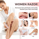 Bikini Trimmer for Women, 2 in 1 Electric Razors for Women, IPX7 Waterproof, USB Rechargeable Wet and Dry Shaver, Suitable for Hair Removal All Over The Body In Australia - Darrahopens