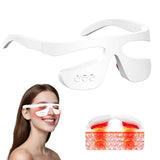 Under Eye Red Light Therapy Glasses, Eye Massager Devices for Relieve Eye Bag, Reducing Dark Circles and Puffiness, Smoothing Fine Lines with Microcurrent, Red-Light & Heat & Mood & Sleep Enhancement In Australia - Darrahopens