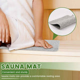 6Pcs Sauna Hats & 6Pcs Sauna Mats, Felt Sauna Hat, Bath Hair Caps with Loops, Heat Insulation Sauna Mat, Head Protection Shower Hat, Safe Sauna Mat Set, Sauna Accessories for Home In Australia - Darrahopens