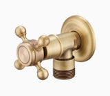 Antique Brass Faucet for Garden Hose, Fence, Bathroom & Outdoor Use – Durable and Stylish Faucet Accessory, Perfect for Home and Gardening - Bronze - Size All-in-One Spray Gun Kit