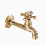 Antique Brass Faucet for Garden Hose, Fence, Bathroom & Outdoor Use – Durable and Stylish Faucet Accessory, Perfect for Home and Gardening - Bronze - Size All-in-One Spray Gun Kit