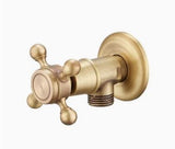 Antique Brass Faucet for Garden Hose, Fence, Bathroom & Outdoor Use – Durable and Stylish Faucet Accessory, Perfect for Home and Gardening - Bronze - Size Split Spray Gun Kit In Australia - Darrahopens