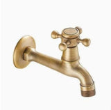 Darrahopens Home & Garden > Bathroom Accessories > Toilet & Bidet Accessories Antique Brass Faucet for Garden Hose, Fence, Bathroom & Outdoor Use – Durable and Stylish Faucet Accessory, Perfect for Home and Gardening - Bronze - Size Split Spray Gun Kit In Australia - Darrahopens