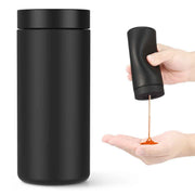 Silicone Dish Soap Dispenser, Reusable Dish Soap Bottle, Refillable Dish Soap Squeeze Bottle, 240ml/8oz Dishwashing Liquid Dispenser, Portable Hand Soap Bottle for Kitchen Sink - Black - Size 14cm In Australia - Darrahopens